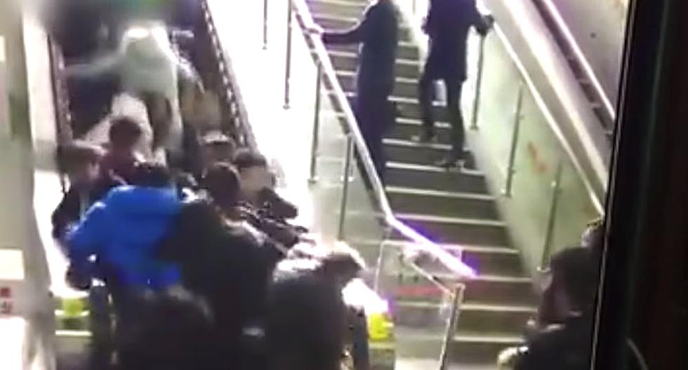 Nueva tragedia en centro comercial de China. (Foto: Captura de YouTube)