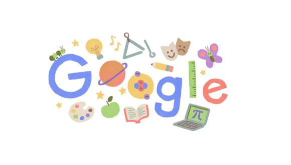 Google ha cambiado el diseño de su motor de búsqueda para homenajear a los maestros peruanos. (Captura/Google)
