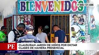 Carmen de la Legua: clausuran centro de estimulación temprana por dictar clases presenciales a más de 10 niños | VIDEO