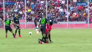 Alianza Lima vs. Ayacucho FC: Edwin Ordóñez sufrió aparatosa caída durante el gol del cuadro local | VIDEO
