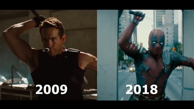 "Deadpool 2" y "X Men Origins: Wolverine" tienen en común que ambas incluyen a Ryan Reynolds como el mercenario Wade Wilson. (Fotos: Fox)
