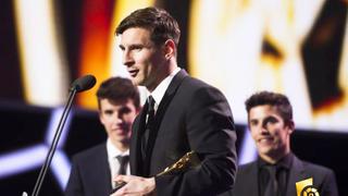 Messi dedicó nuevo premio a su hijo con singular confesión