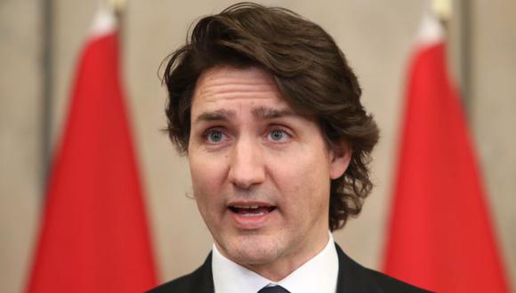 Justin Trudeau, primer ministro de Canadá, habla durante una conferencia de prensa en Parliament Hill en Ottawa, Ontario, Canadá. (Foto: David Kawai/Bloomberg).
