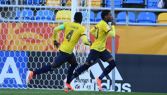 Ecuador venció 1-0 a México y sueña con los octavos de final del Mundial Sub 20. (Foto: EFE)