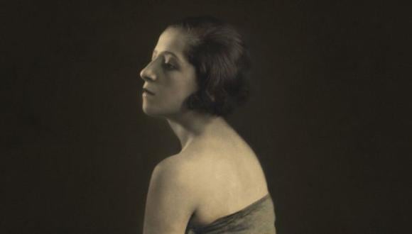 Retrato de Magda Portal dedicado a su madre, 1929. Archivo de Rocío Revolledo.