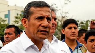 Humala negó aporte ilegal: "Lo recibido fue declarado a ONPE"