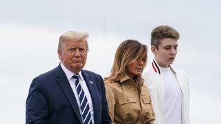 Barron Trump, uno de los hijos del presidente de Estados Unidos, tuvo coronavirus