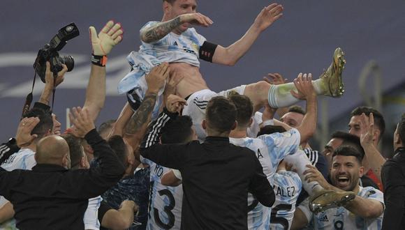 Argentina se consagró campeón de la Copa América después de 28 años. (Foto: AFP)