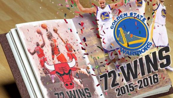Warriors igualaron récord de 72 victorias de los Bulls en NBA