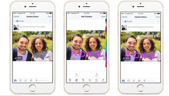 Facebook permitirá ‘doodles’ para competir con Snapchat