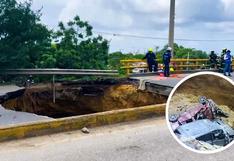 Colombia: cuatro muertos por colapso de puente en Barranquilla