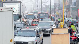 Detectan 33 puntos críticos de congestión vehicular por cierre en Carretera Central