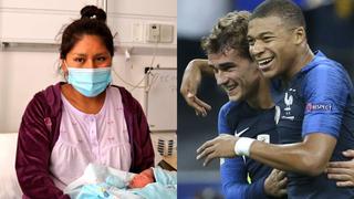 Bebé chileno se llama Griezmann Mbappé y es el primero en nacer en el 2022