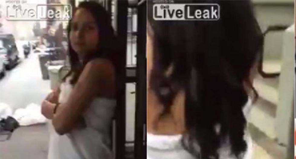 El novio que obligó a esta mujer a caminar desnuda en Nueva York fue detenido. (Foto: YouTube)