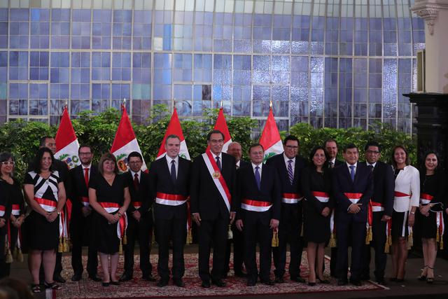 El nuevo Gabinete Ministerial de Salvador del Solar está conformado por nueve mujeres. (Foto: EFE)