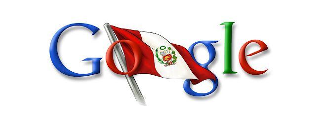 Peru Independence Day 2008, the first Google Doodle dedicated to Peru.  (Photo: Google)
