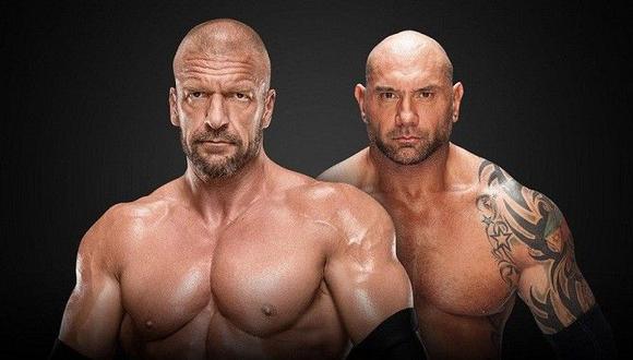 Triple H vs. Batista vuelven a enfrentarse en la WWE. Esta vez ambas leyendas lucharán en WrestleMania 35. (Foto: WWE).