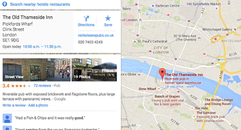 ¿Qué pasa si buscas tu nombre en Google Maps? (Foto. The Guardian)