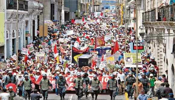Opositores a Tía María protestarán en aniversario de Arequipa