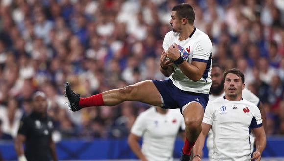 Por el Grupo A del Mundial de Rugby, Francia se impuso ante Nueva Zelanda en el partido inaugural. Foto: @rugbyworldcup