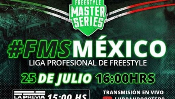 Diez de los mejores freestylers mexicanos batallarán a lo largo de toda la temporada hasta que uno de ellos se consagre campeón absoluto de la FMS México 2020 y sea, finalmente, el sucesor de Aczino (Foto: FMS México)