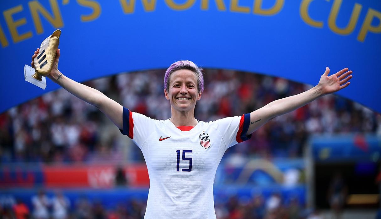 La futbolista Megan Rapinoe compite por ser la Mejor Deportista Femenina del año. (Foto: AFP)