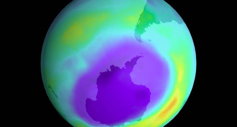 El agujero de la capa de ozono en septiembre de 2000. (Foto: Getty Images)