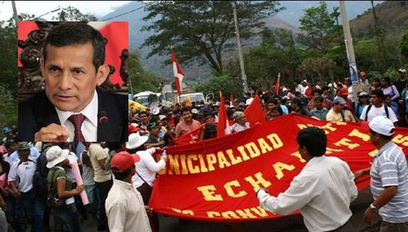 El presidente Ollanta Humala asever&oacute; que el paro de La Convenci&oacute;n es impulsado por dirigentes con ambiciones electorales y un doble discurso. (Foto referencial / Archivo El Comercio)