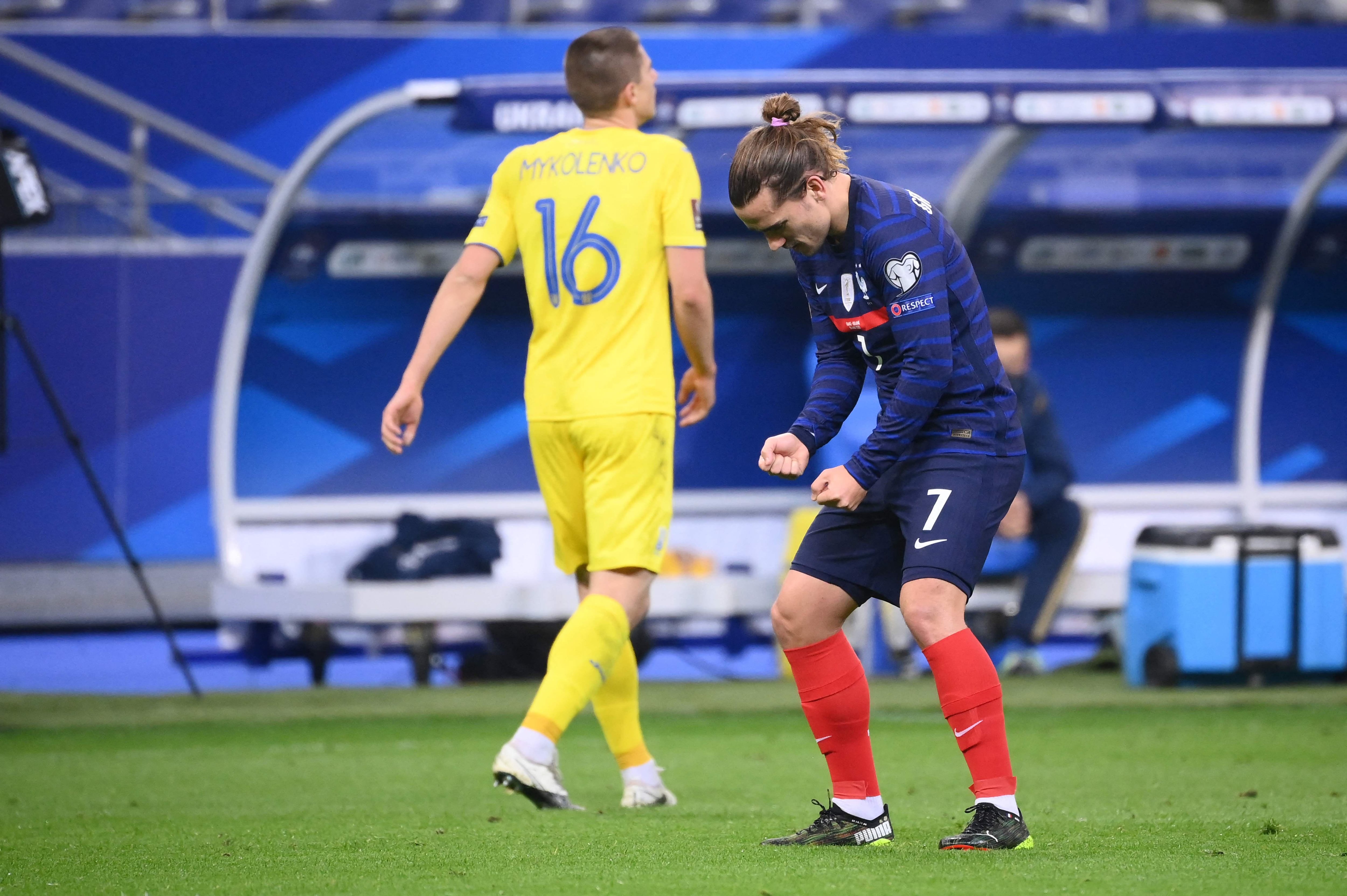 Francia enfrentó a Ucrania por las Eliminatorias Qatar 2022