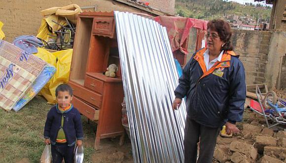 Vientos huracanados afectan a 200 familias al este de Huancayo