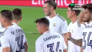 La incomodidad de James Rodríguez y Gareth Bale en las celebraciones del Real Madrid | VIDEO
