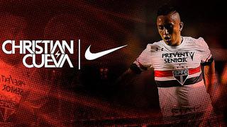 Christian Cueva celebra campeonato del Sao Paulo en Facebook