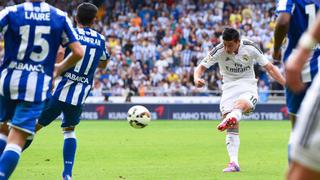 El primer gol de James Rodríguez en la Liga fue una 'pinturita'