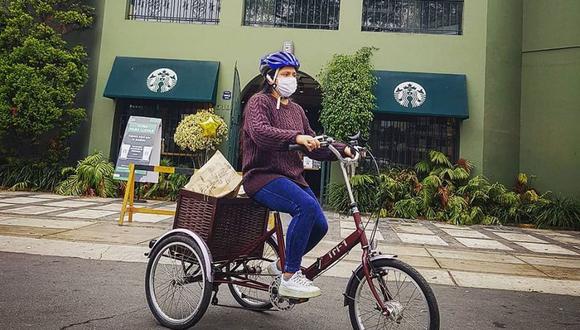 En bicicleta y desde su sede en Miraflores, El Virrey es una de las librerías que ya comenzó a hacer repartos de libros por delivery. (Foto: El Virrey)