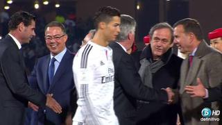 Cristiano Ronaldo plantó a Michel Platini en Mundial de Clubes