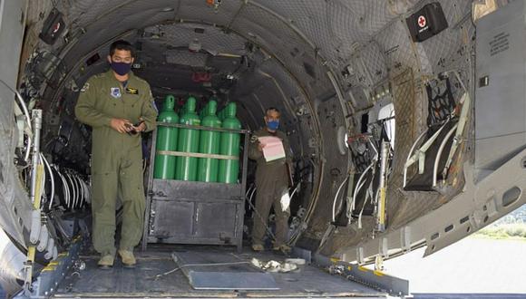 Durante la segunda ola de contagios por COVID-19, el hospital II Huaraz- Essalud, recibió un total de 370 balones de oxígeno. (Foto: Essalud)