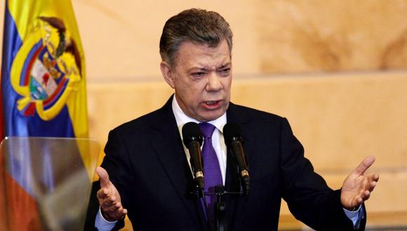 Juan Manuel Santos hizo un alegato por la paz en primer Congreso con presencia del partido político FARC. (Foto: Reuters/Juan Pablo Pino)