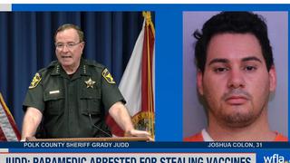 Coronavirus: acusan a un paramédico latino de robar vacunas en Florida