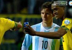 Lionel Messi: Jamaiquinos no se fueron de la cancha sin un selfie