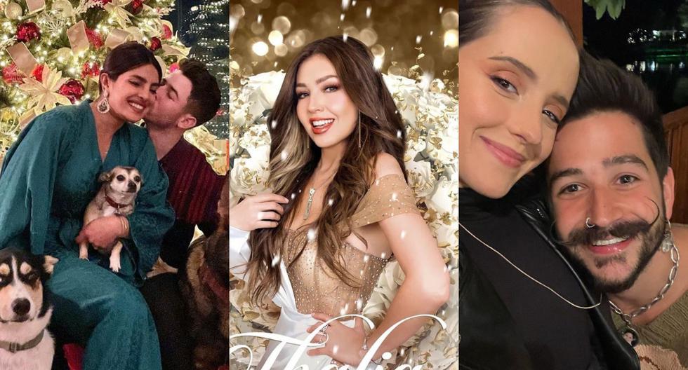 Christmas 2021: Nick Jonas, Thalía, Camilo and the postcards of the celebrities in these holidays