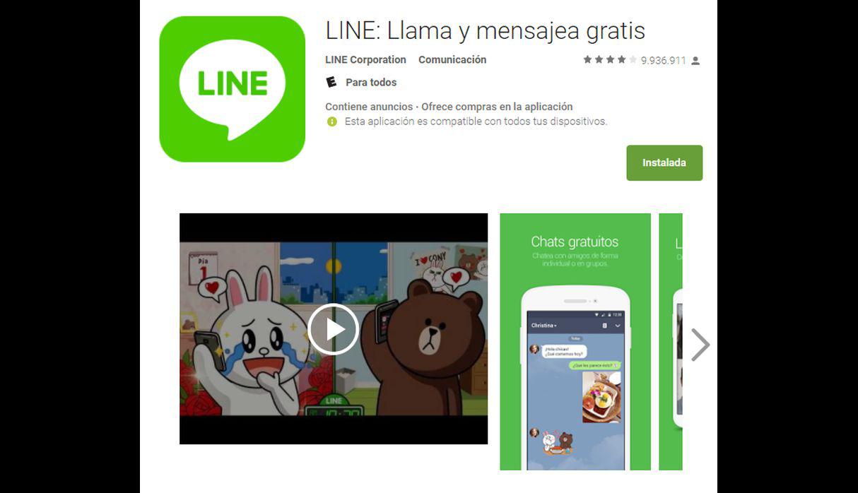 Line : Free Calls & Messages. (Foto: Google Play)
