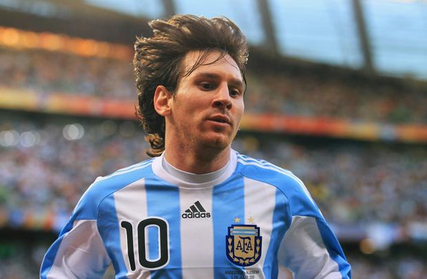 Lionel Messi en el Mundial Sudáfrica 2010. (Foto: EFE)