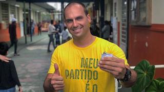 El comentario del hijo de Jair Bolsonaro que causa controversia en Argentina