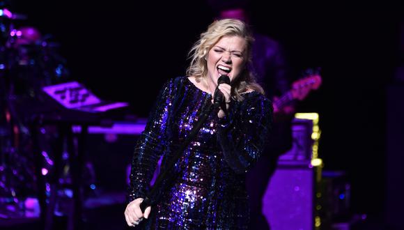 Kelly Clarkson debuta cantando en español junto a Blas Cantó (Foto: AFP)