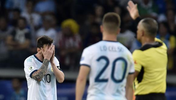 Argentina volvió a decepcionar  y empató 1-1 ante Paraguay por la fecha 2 de la Copa América 2019. (Foto: AFP)