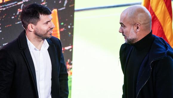 Sergio Aguero anunció su retiro del fútbol en conferencia de prensa | Foto: @ManCity