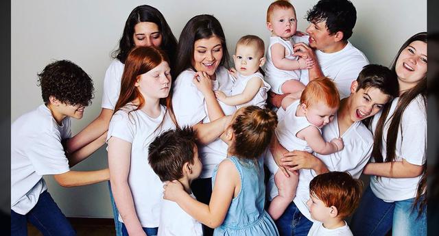 Britni Church es la orgullosa madre de 11 niños. A sus 31 años, esta mujer de Kansas, Estados Unidos, se proyecta a tener un total de 15 hijos. (Foto: Instagram @our_large_family_life)