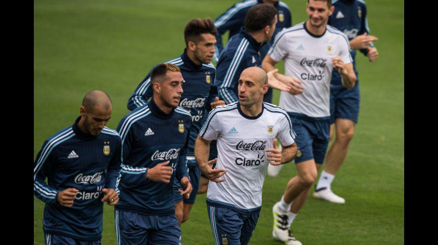 Selección argentina se divirtió en primera práctica en Perú - 14