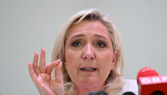 Marine Le Pen, candidata presidencial francesa. (Emmanuel DUNAND / AFP)