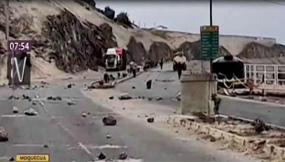 Población de Ilo en Moquegua acató paro de 24 horas en apoyo a paro indefinido contra Tía María. (Captura: Canal N)